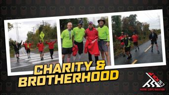 Image for Brotherhood and Charity: Two Worlds Collide for MCM Runner